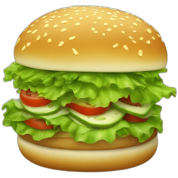 lettuce-burger emoji