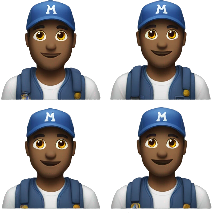Mi foto con Cap emoji