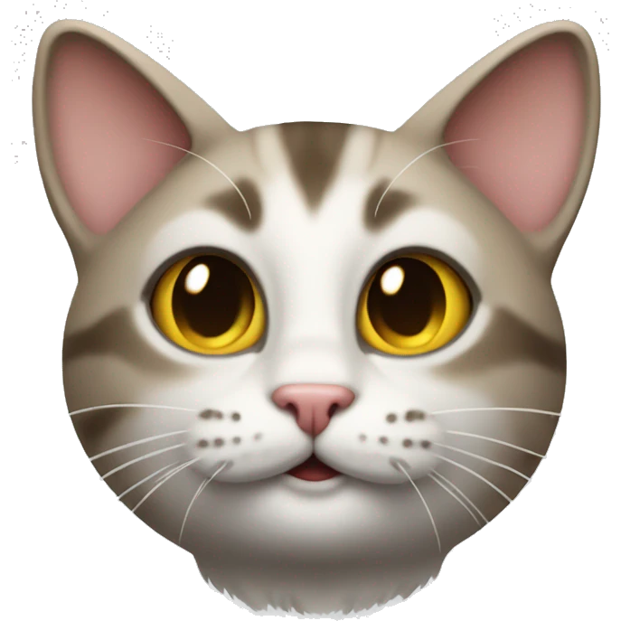 Cat raving emoji