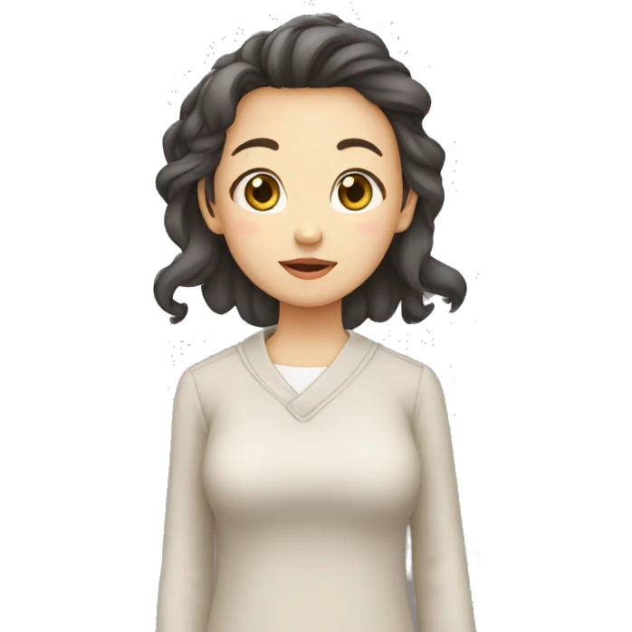 在电脑前打字的女人 emoji