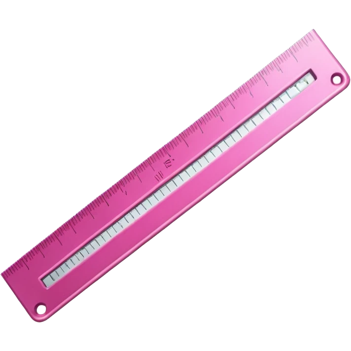 mac os icon, ruler, measures, pink emoji