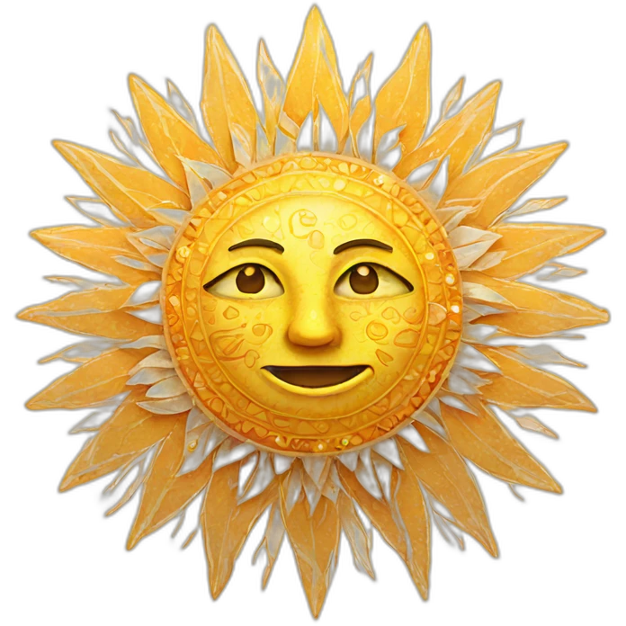 Sun-mandala-diamond emoji