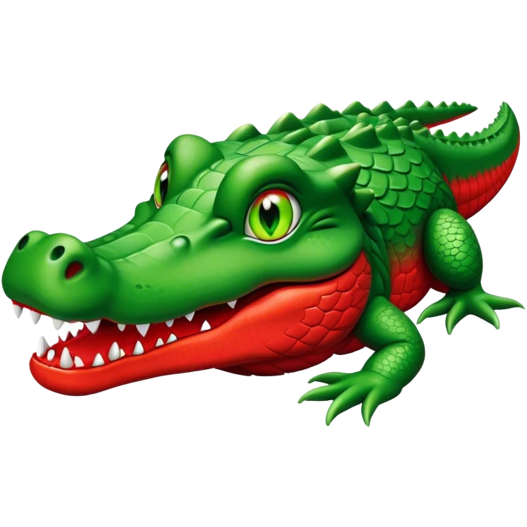 red crocodile emoji