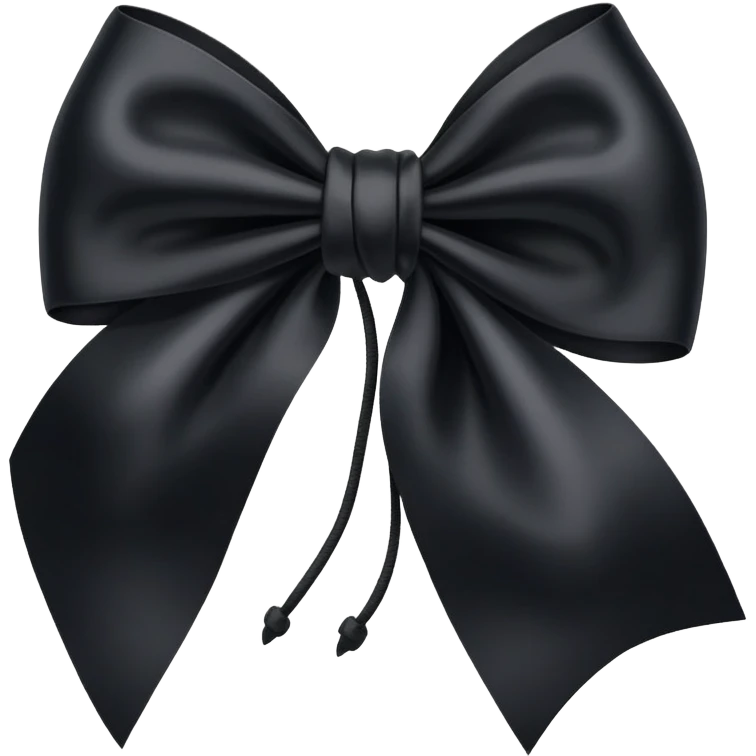 black bow emoji