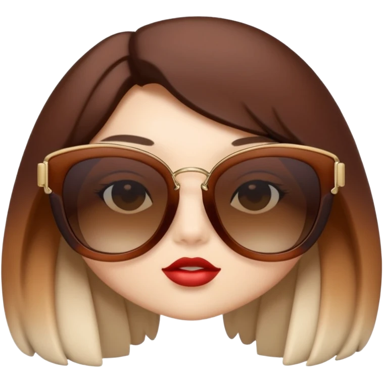 Brown Miumiu Sunglasses emoji