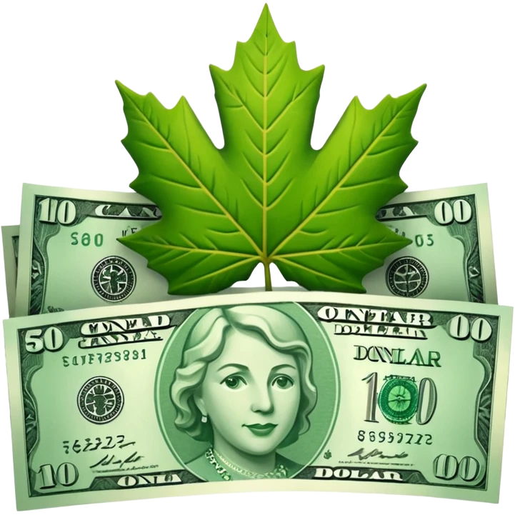 Dolar canadiense  emoji