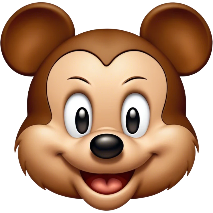 Mickey mouse angry emoji