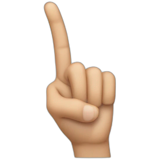 finger point you emoji