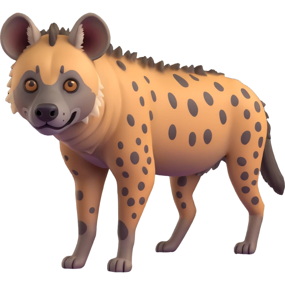 Realistic Hyena emoji