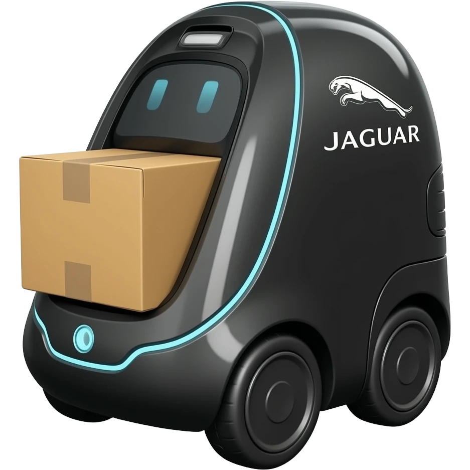 jaguar delivery robot emoji
