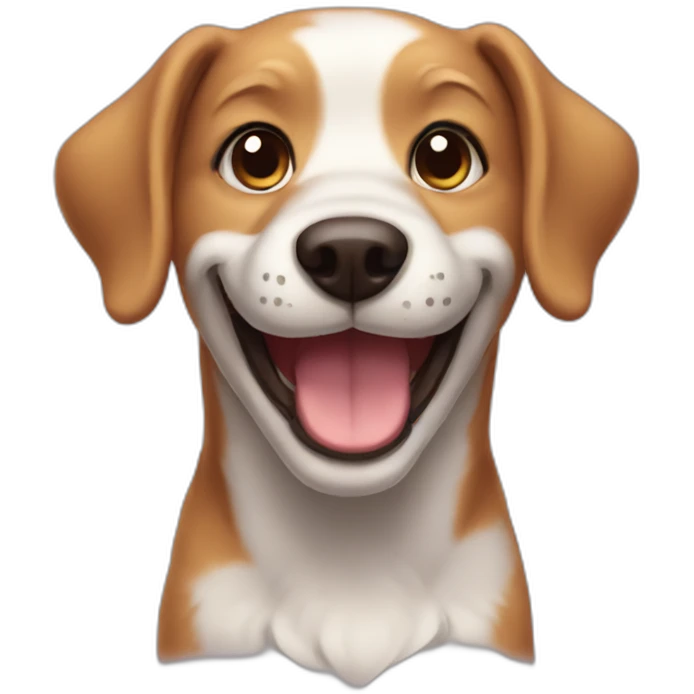 smiling dog emoji