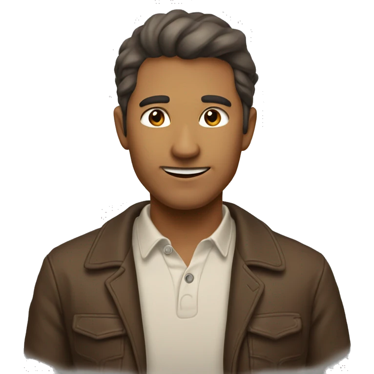 коричневый пудель emoji