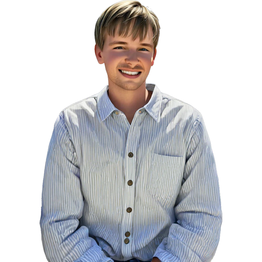 smiling boy in striped shirt emoji