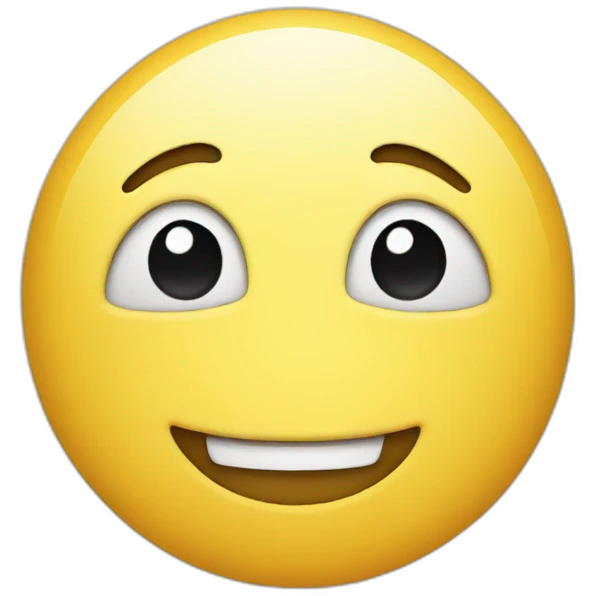 Slightly smiley face emoji
