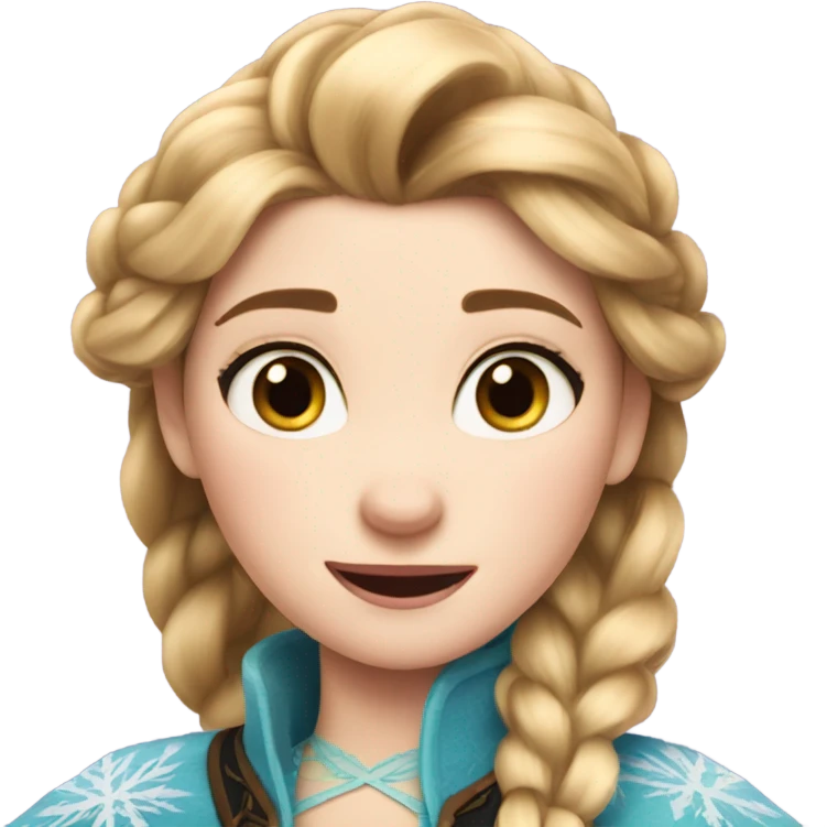 Anna from Frozen emoji