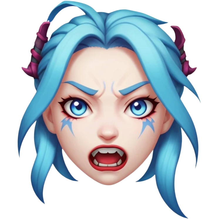 league of legends ___ jinx , angry emoji