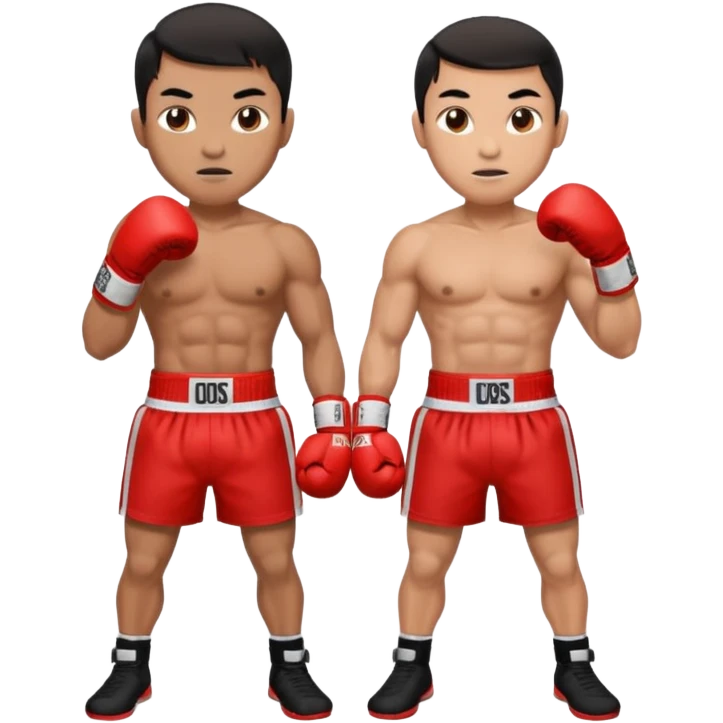 Thai boxer emoji