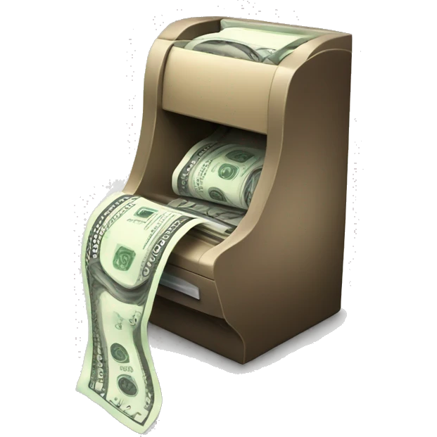 Money withdraw emoji