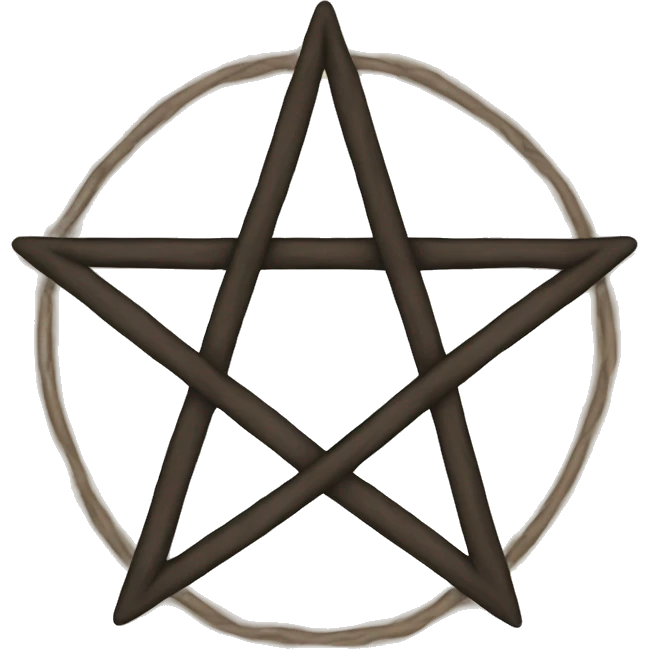 pentagram but tye top 2 corners are curved so i appears as a heart emoji