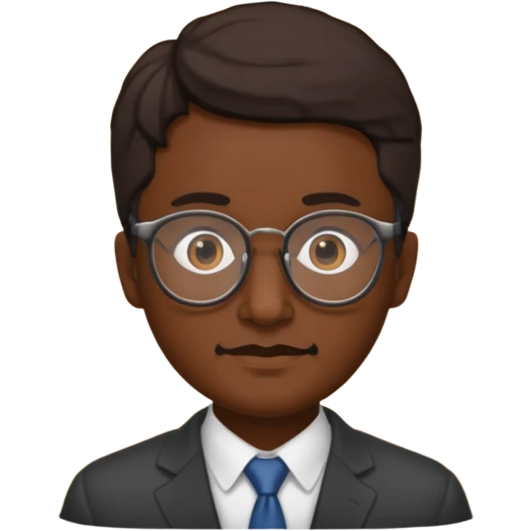 Señor con lentes  emoji
