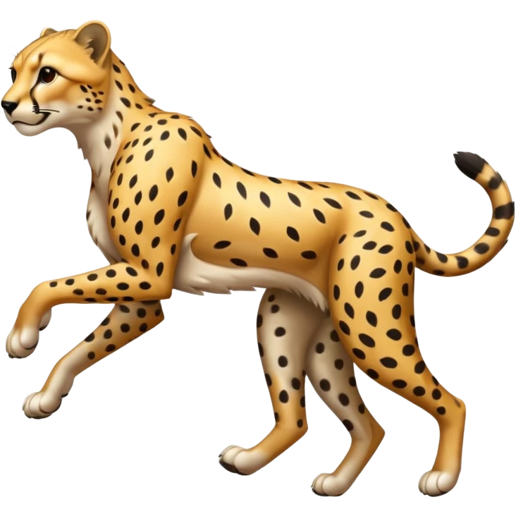 fast aggressive jumping running sheetah

 emoji