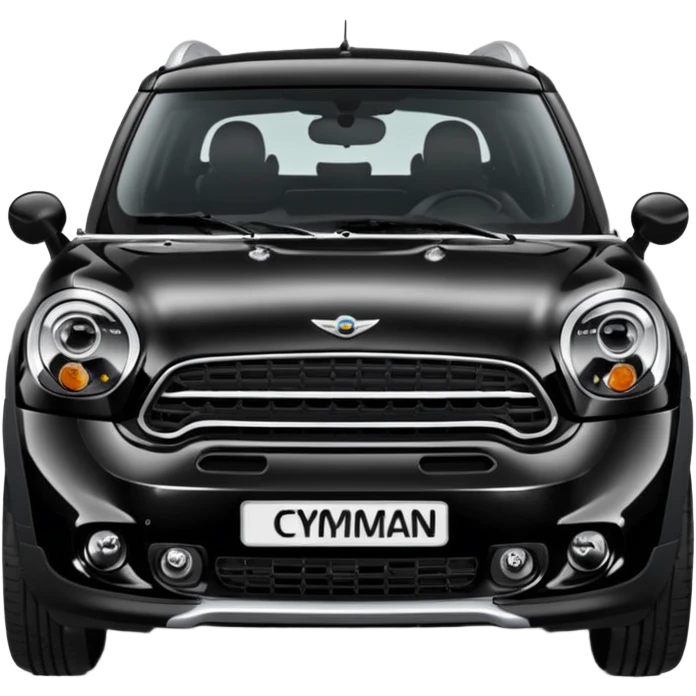 Black mini countryman emoji