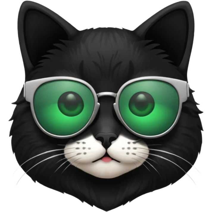 Cat wearing sunglasses emoji