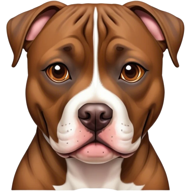 Pit bull mastiff brindle  emoji