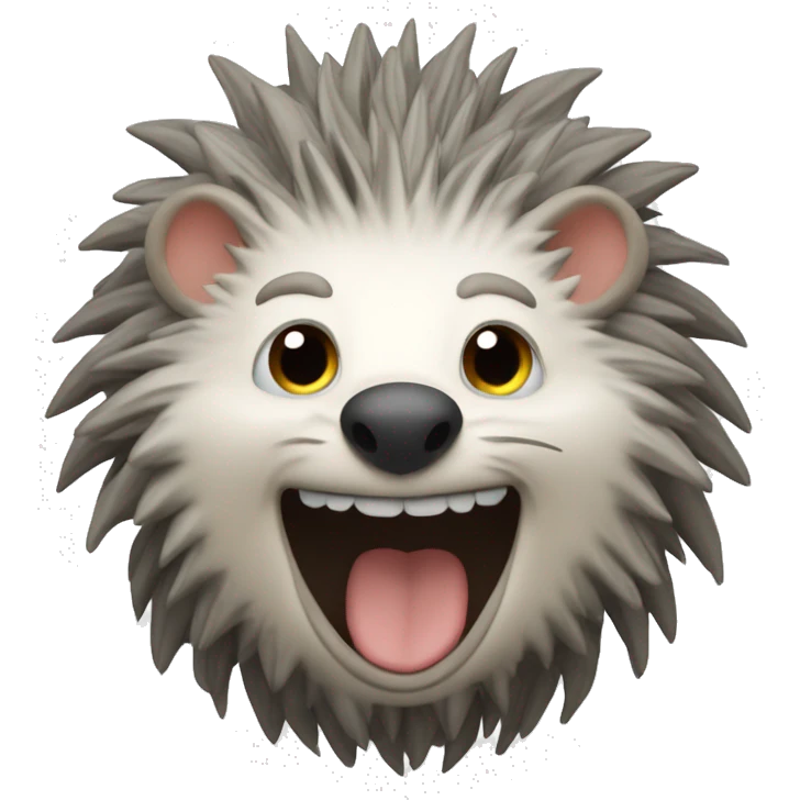 The Knarl was a magical beast that greatly resembled a hedgehog in its physical appearance,. its dark  emoji