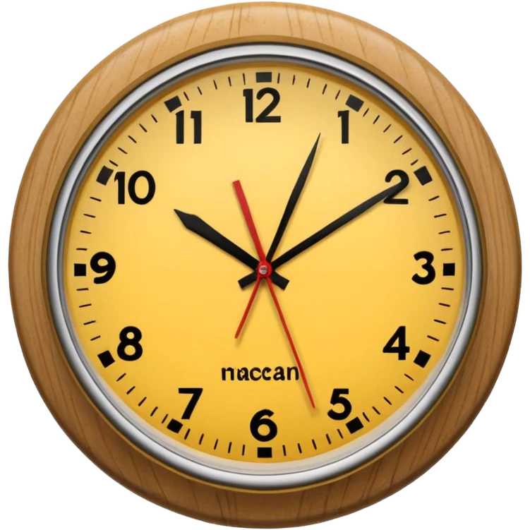 quiero un reloj  de pared 2pm emoji