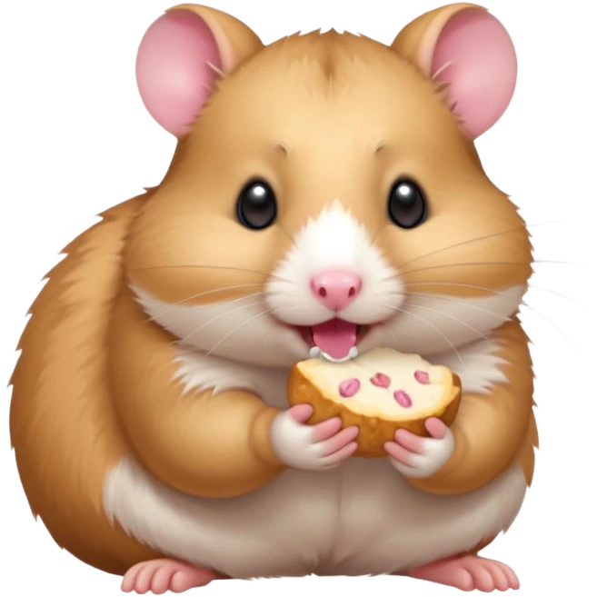 hamster eating emoji