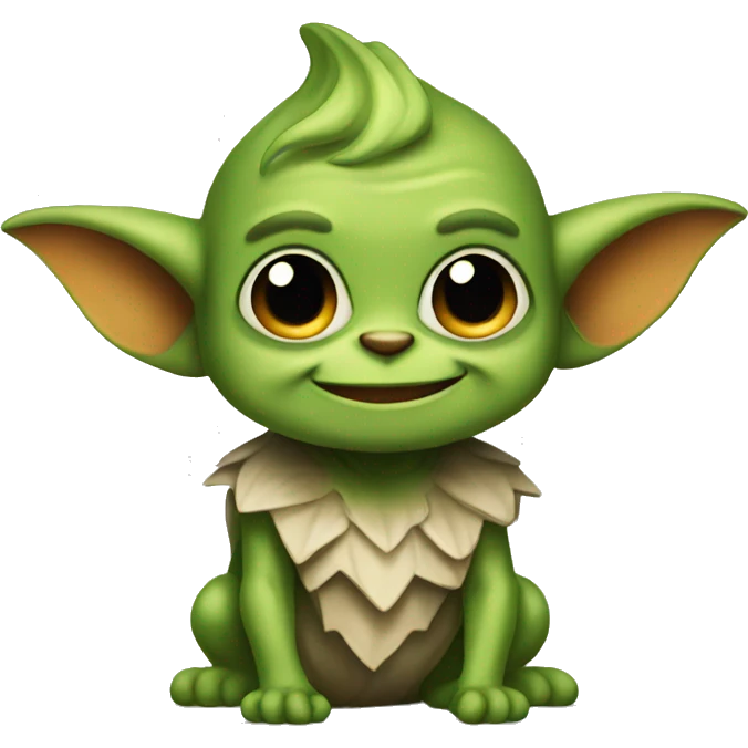 Cute gremlin emoji