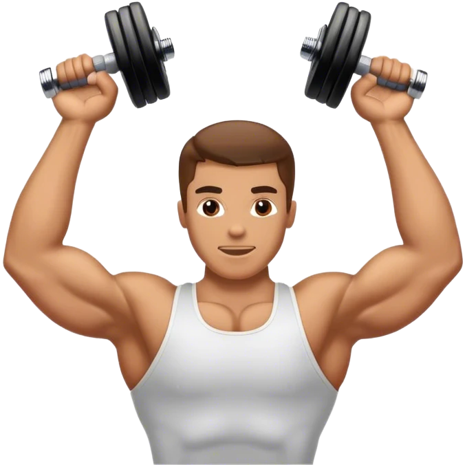Double sided Dumbbell Press emoji