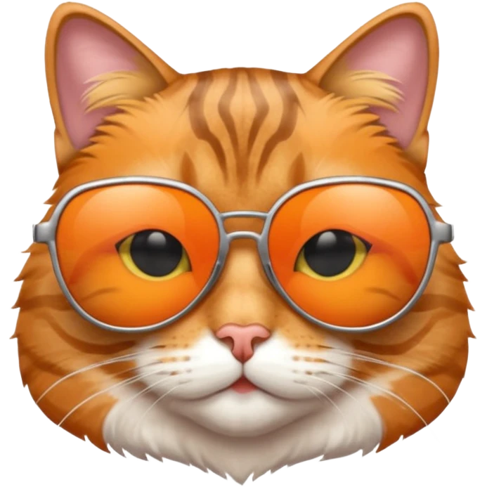 Cat wearing sunglasses emoji