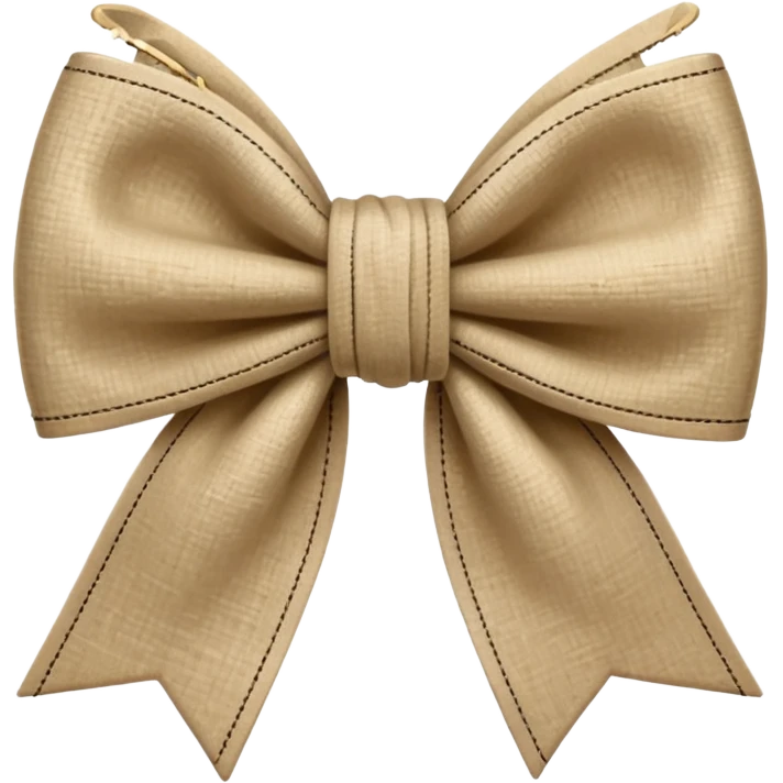 Linen bow emoji