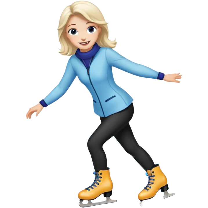 buz pıstının ustunde kayan kadın emojisi emoji