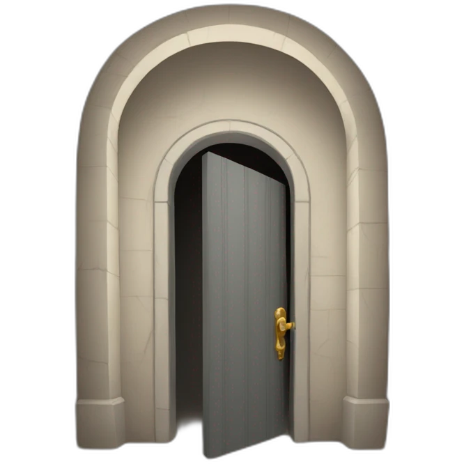 open door to the crypt emoji