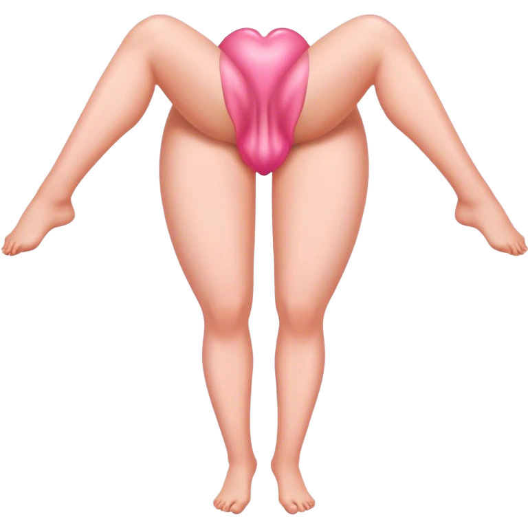 Vagina, legs spread emoji