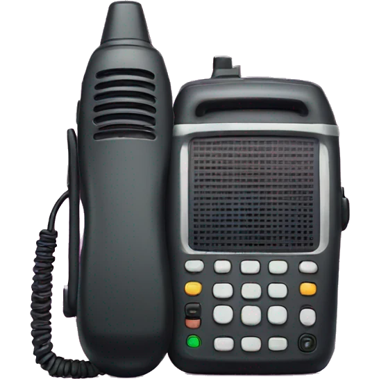 80's Walkie talkie emoji