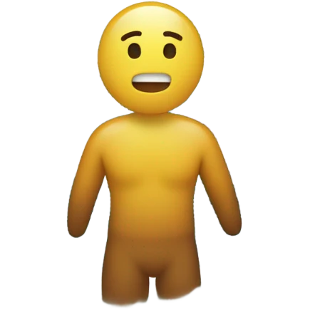 Standing in freezing cold ocean emoji