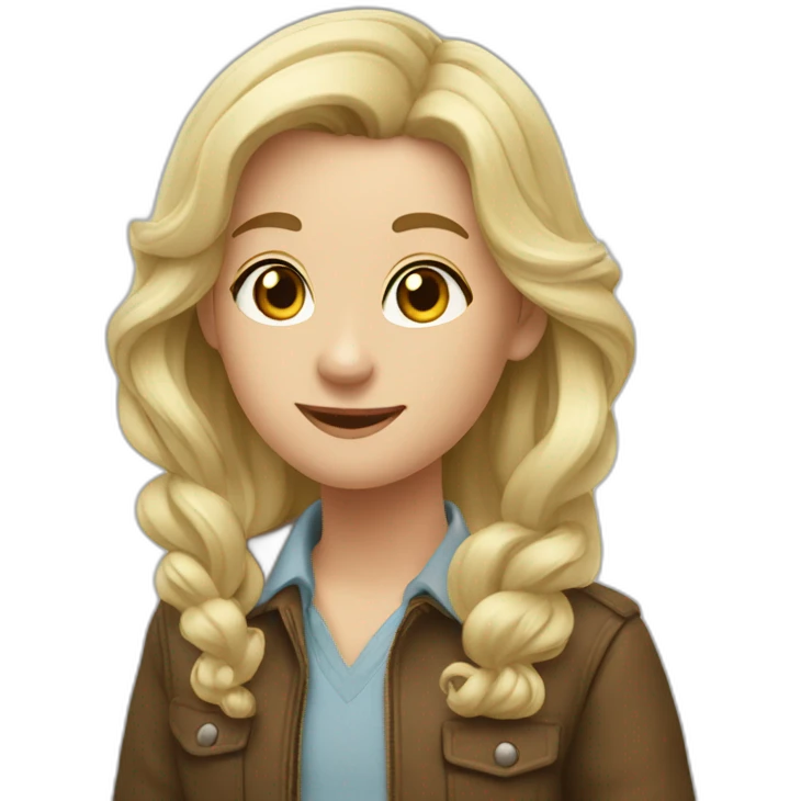 Белый мишка Новый год emoji