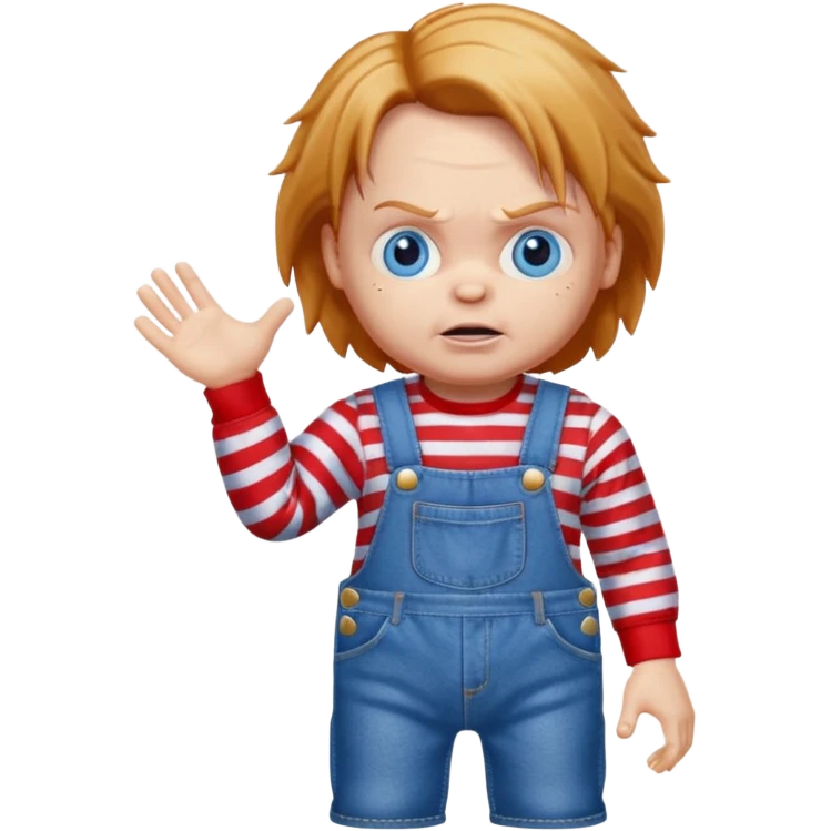 chucky shrugging emoji