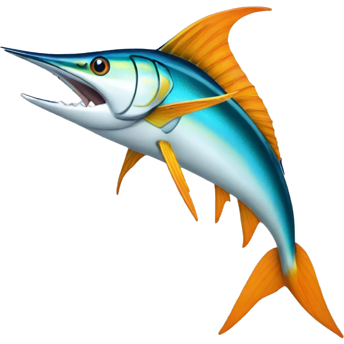 marlin with motor emoji