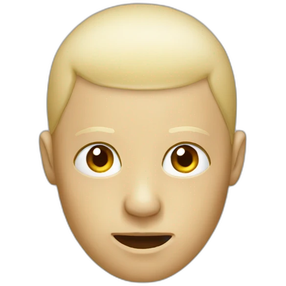 empty head emoji