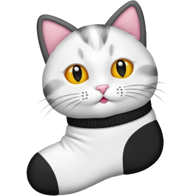 Gatto calzino emoji