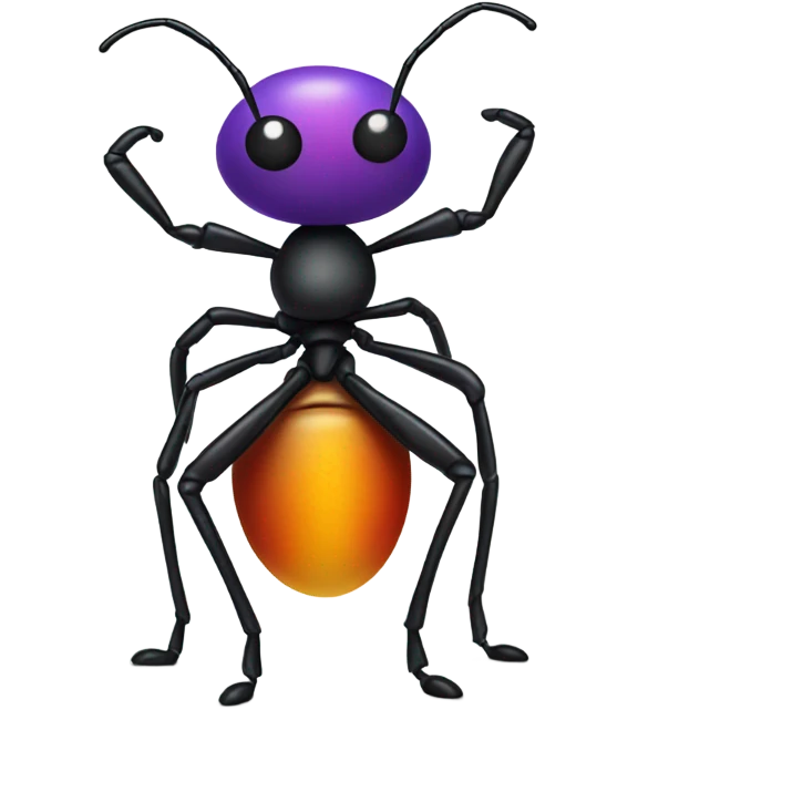 Ant wearing a tanga emoji