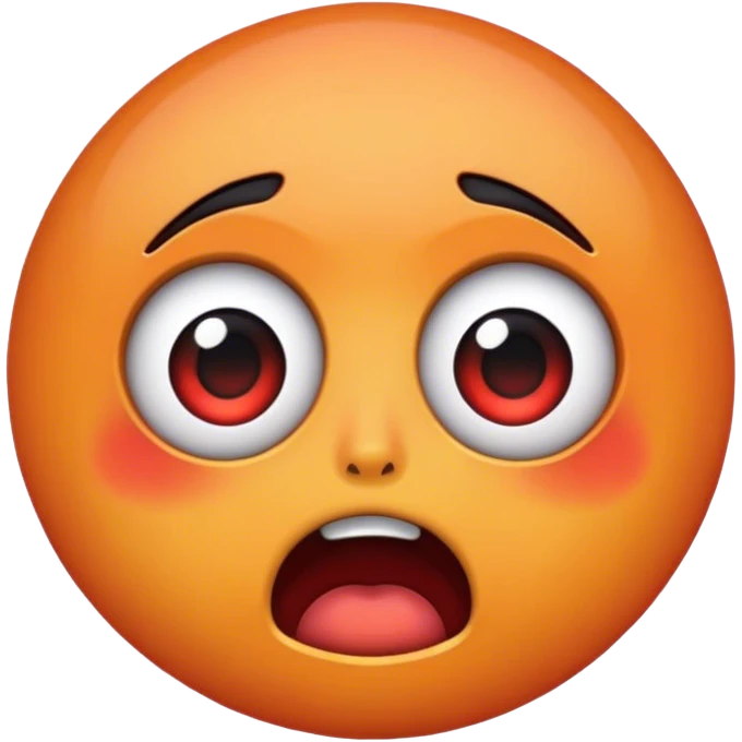 Scared emoji