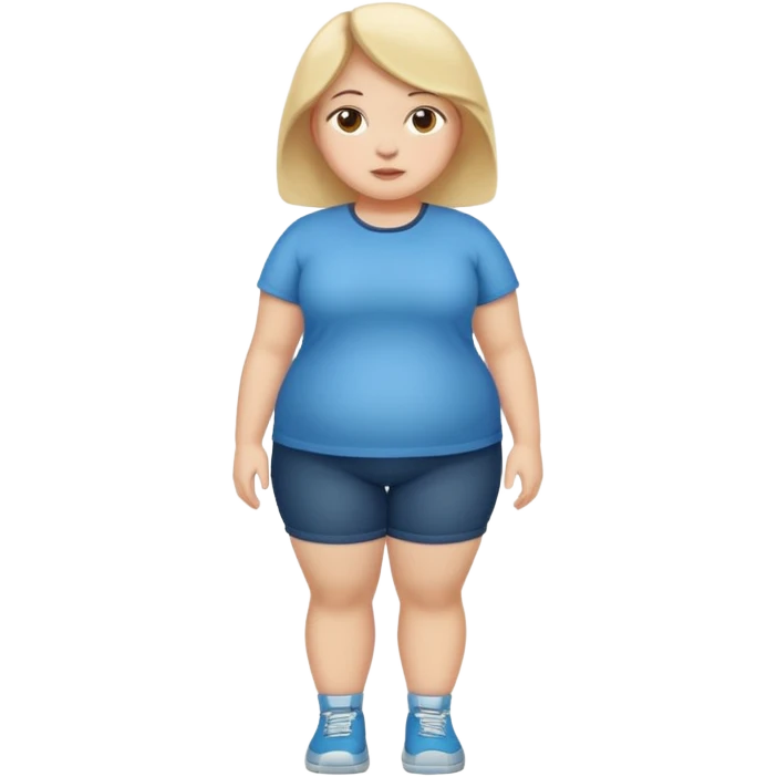 Fatty girl full body emoji