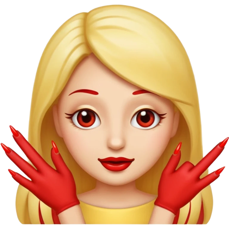Sassy emoji with nails emoji