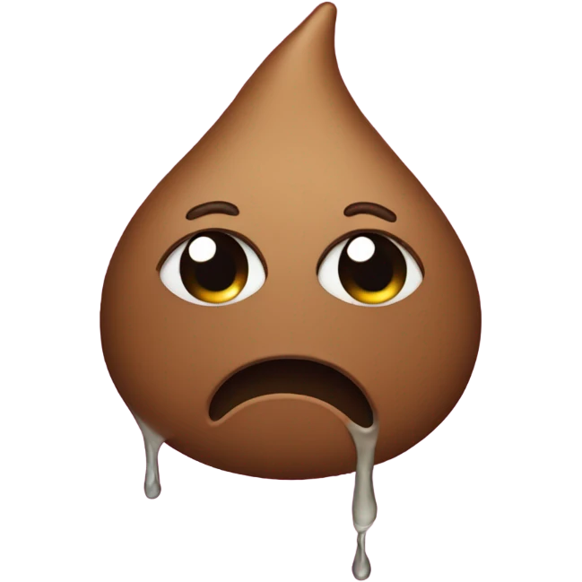 Crying poop emoji emoji